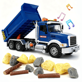 1:12 Large Inertial Power Truck Toy with Lights & Sounds
