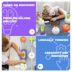 Electronic Science Toys with 150+ STEM Projects & 14 Circuits Parts