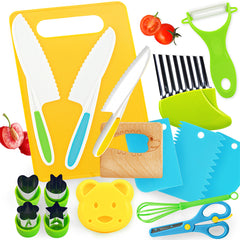 Kids Knife Set for Real Cooking