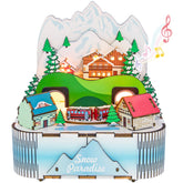 80pcs Snow Paradise Model Kit