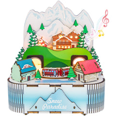 80pcs Snow Paradise Model Kit