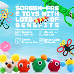 1000+ PCS Toddler DIY Craft Art Supply Set