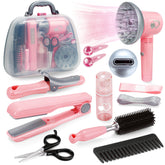 Hair Salon Toy Playset, with Hair Dryer, Scissors, Combs & Gift Box