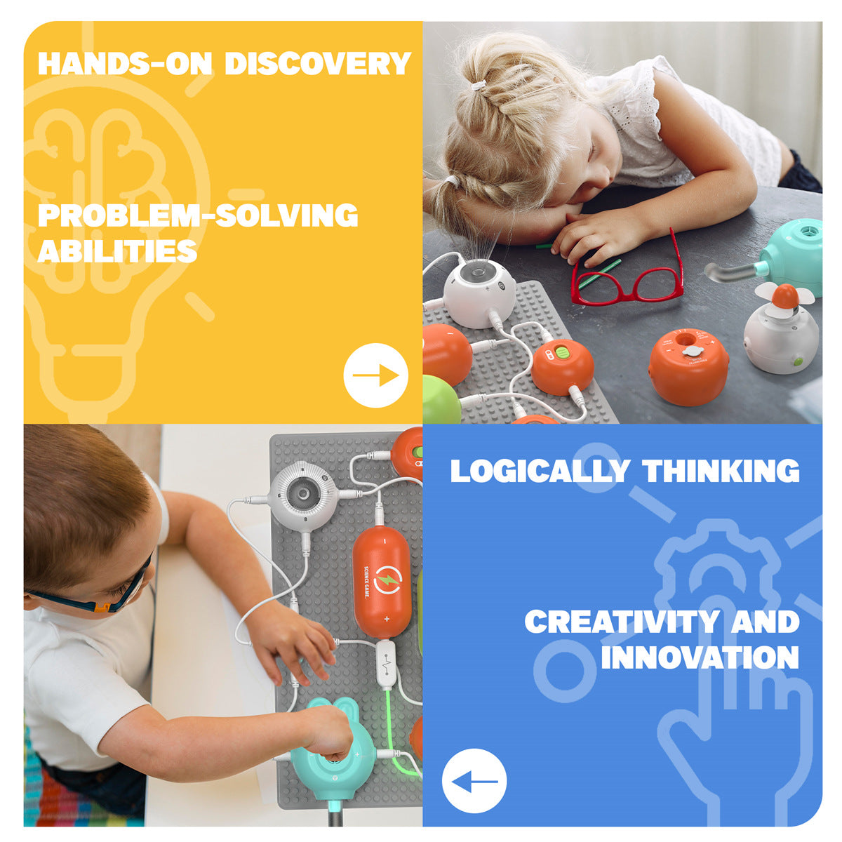 Science Kits for Kids - STEM Kits for Kids, 400 Projects, 35 Circuit Parts