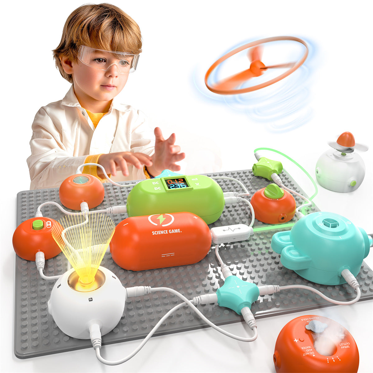 Science Kits for Kids - STEM Kits for Kids, 400 Projects, 35 Circuit Parts