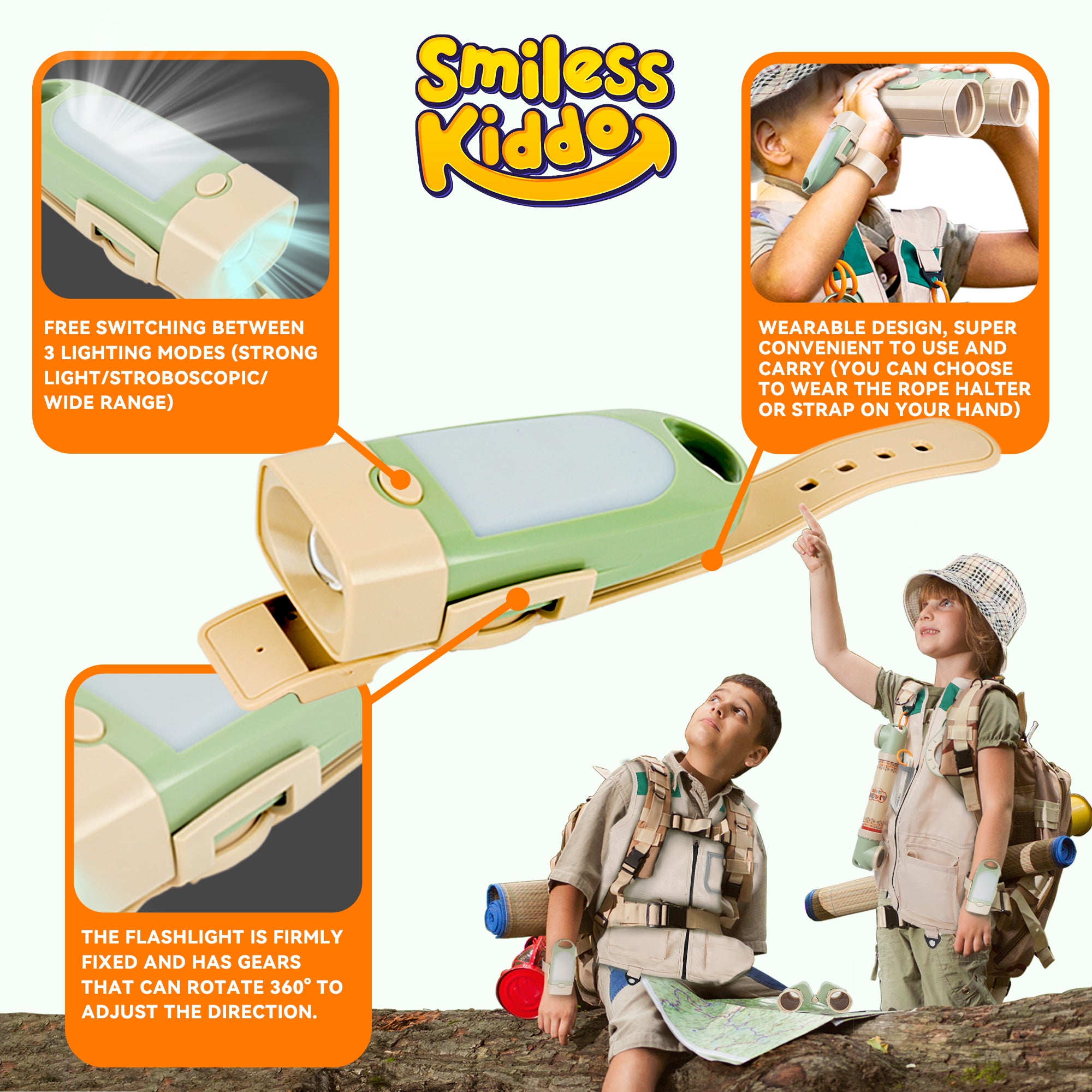 27 PCS Kids Adventure Sets with Bug Catching Kits & Explorer Clothes