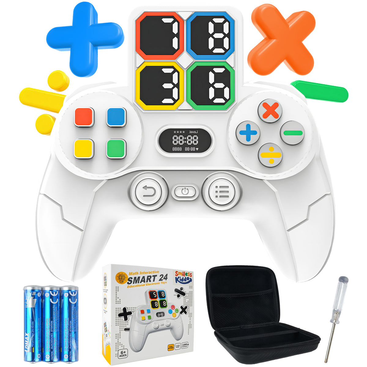 Handheld Electronic Math Game, 3 patterns, 4 levels mods and 1300+ challenges
