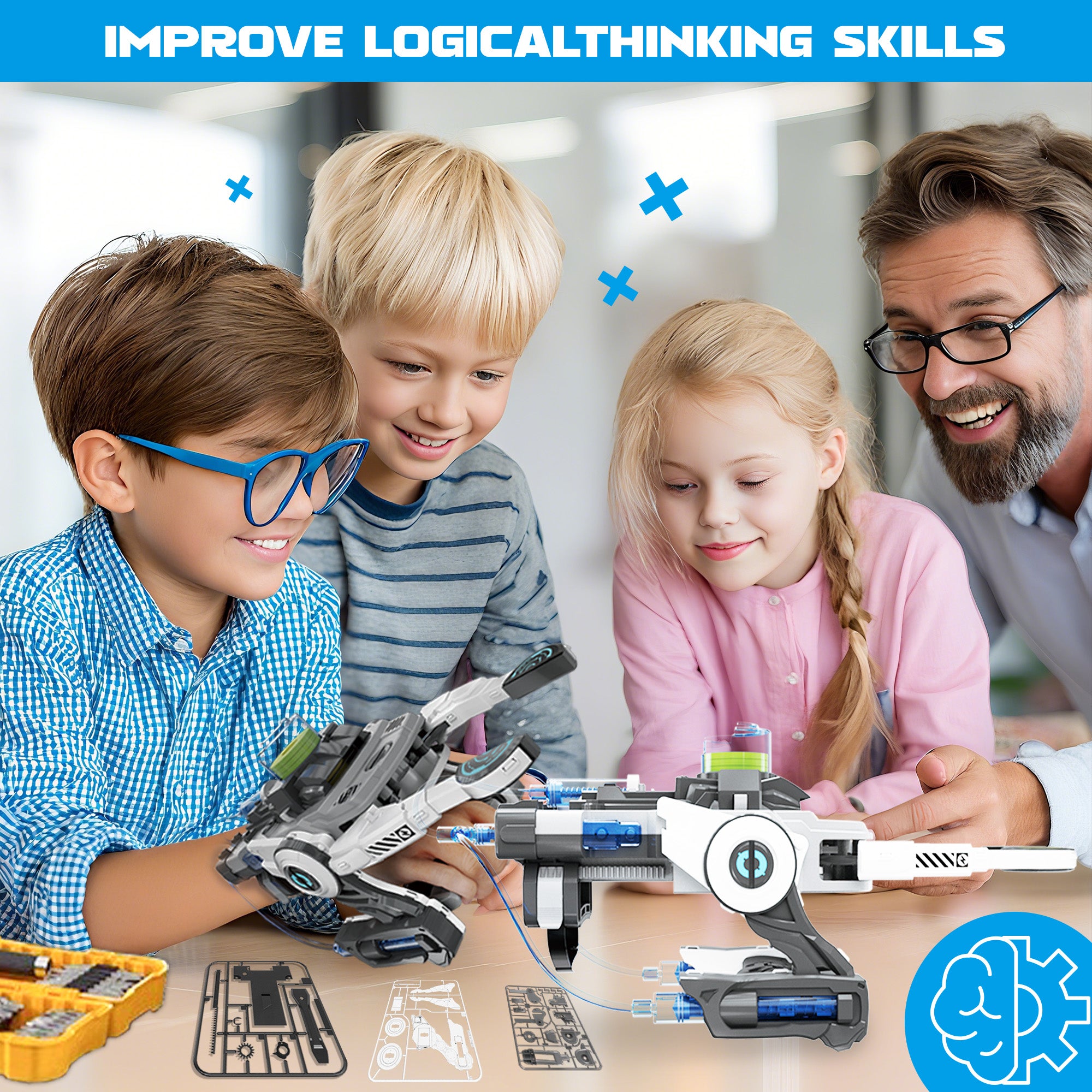 Robotic Hand STEM Kit, Parents Choice Award Winning Engineering Toy