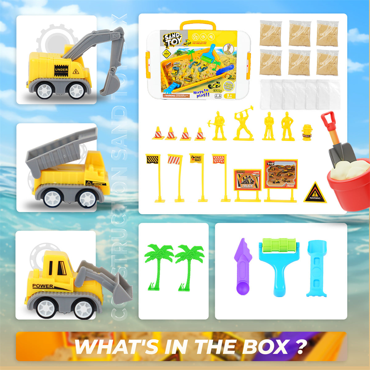 Construction Sand Play Set