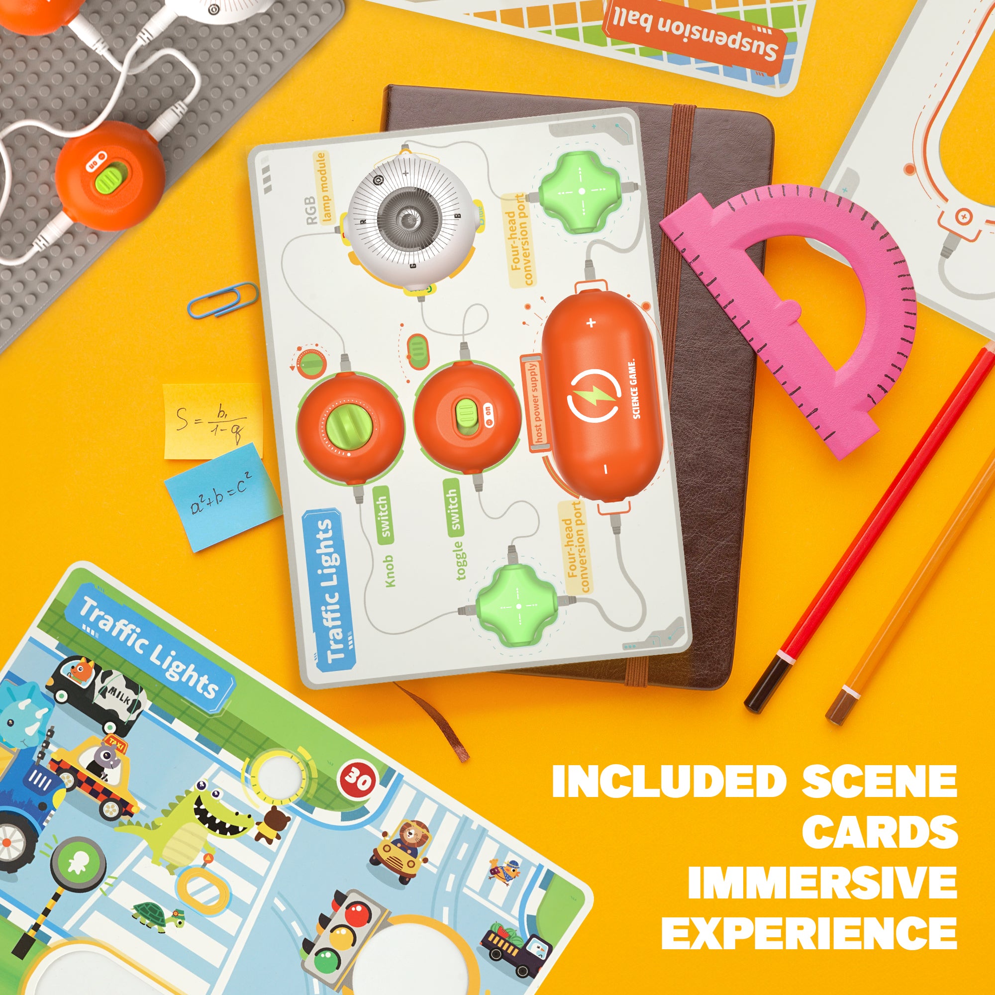Electronic Science Toys with 440+ STEM Projects & 16 Circuits Parts