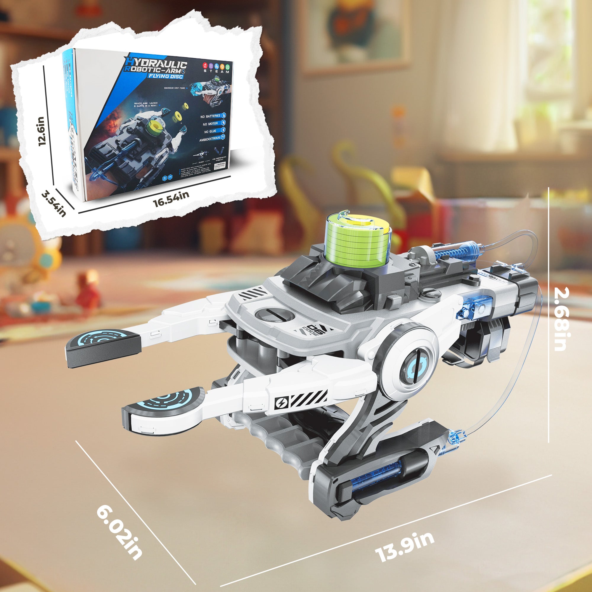 Robotic Hand STEM Kit, Parents Choice Award Winning Engineering Toy