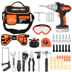 Kids Tool Belt - Pretend Play Construction Toy Tool Kits