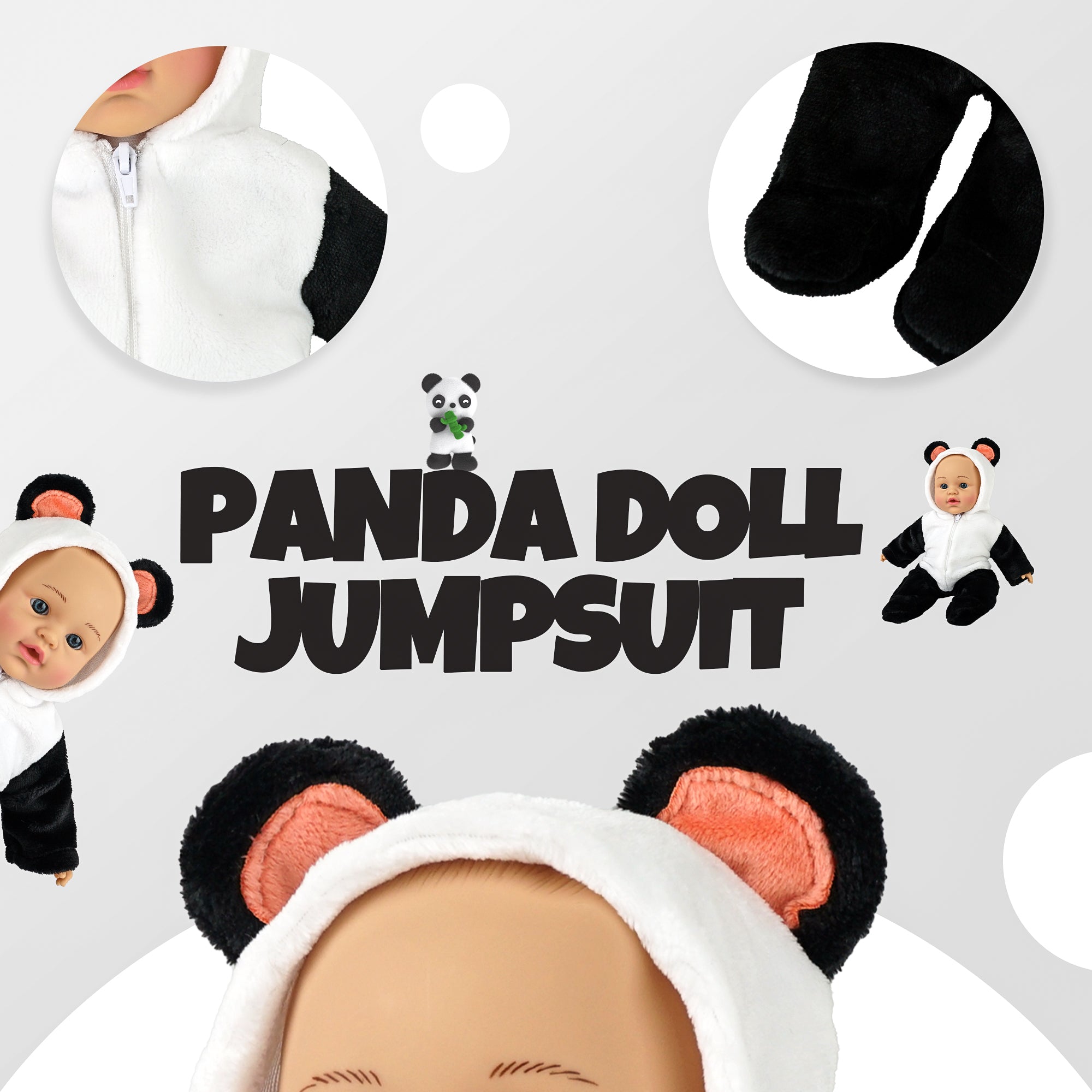 14 to 18 Inch Baby Dolls Clothes, Animal-Themed Outfits & Jumpsuits