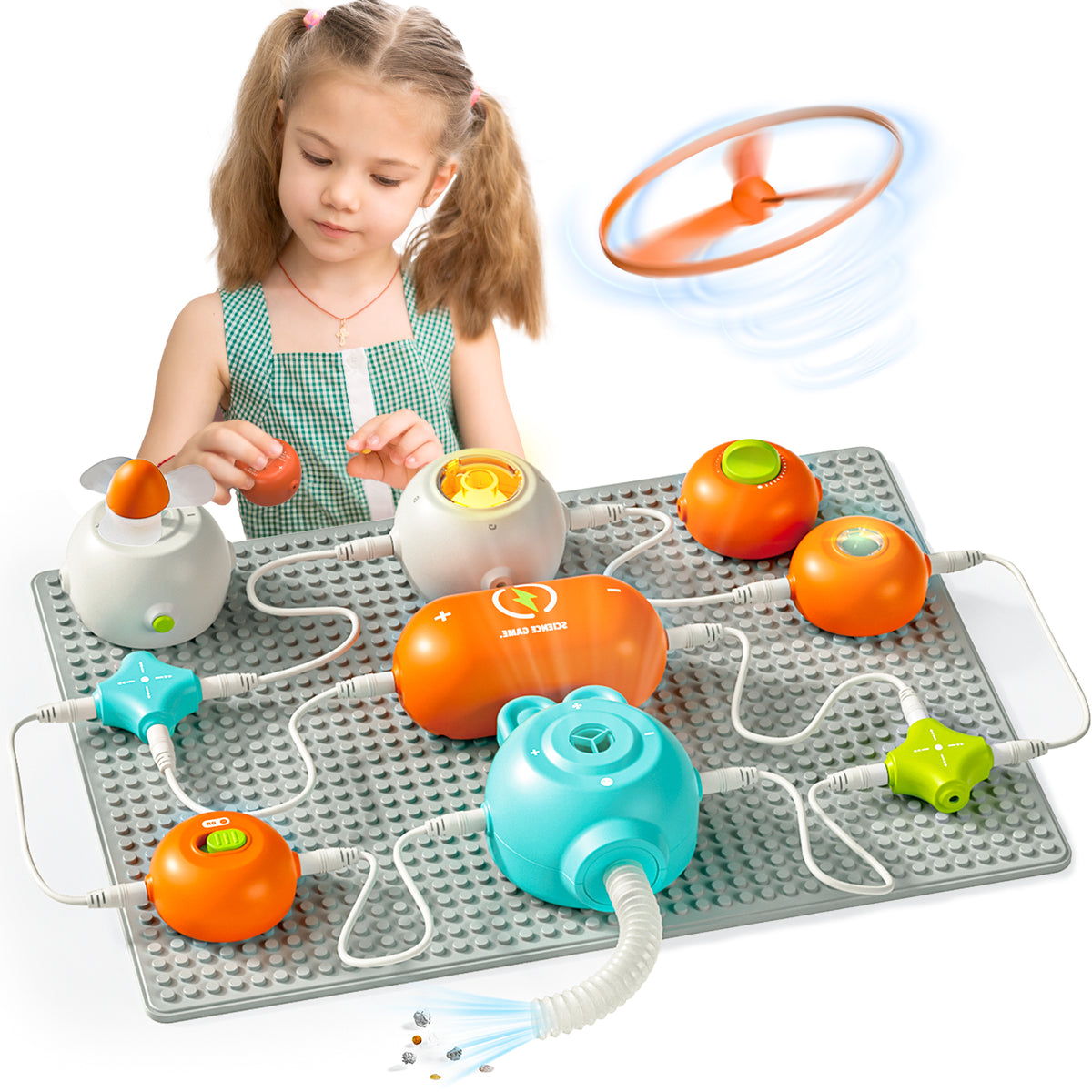 Electronic Science Toys with 140+ STEM Projects & 10 Circuits Parts