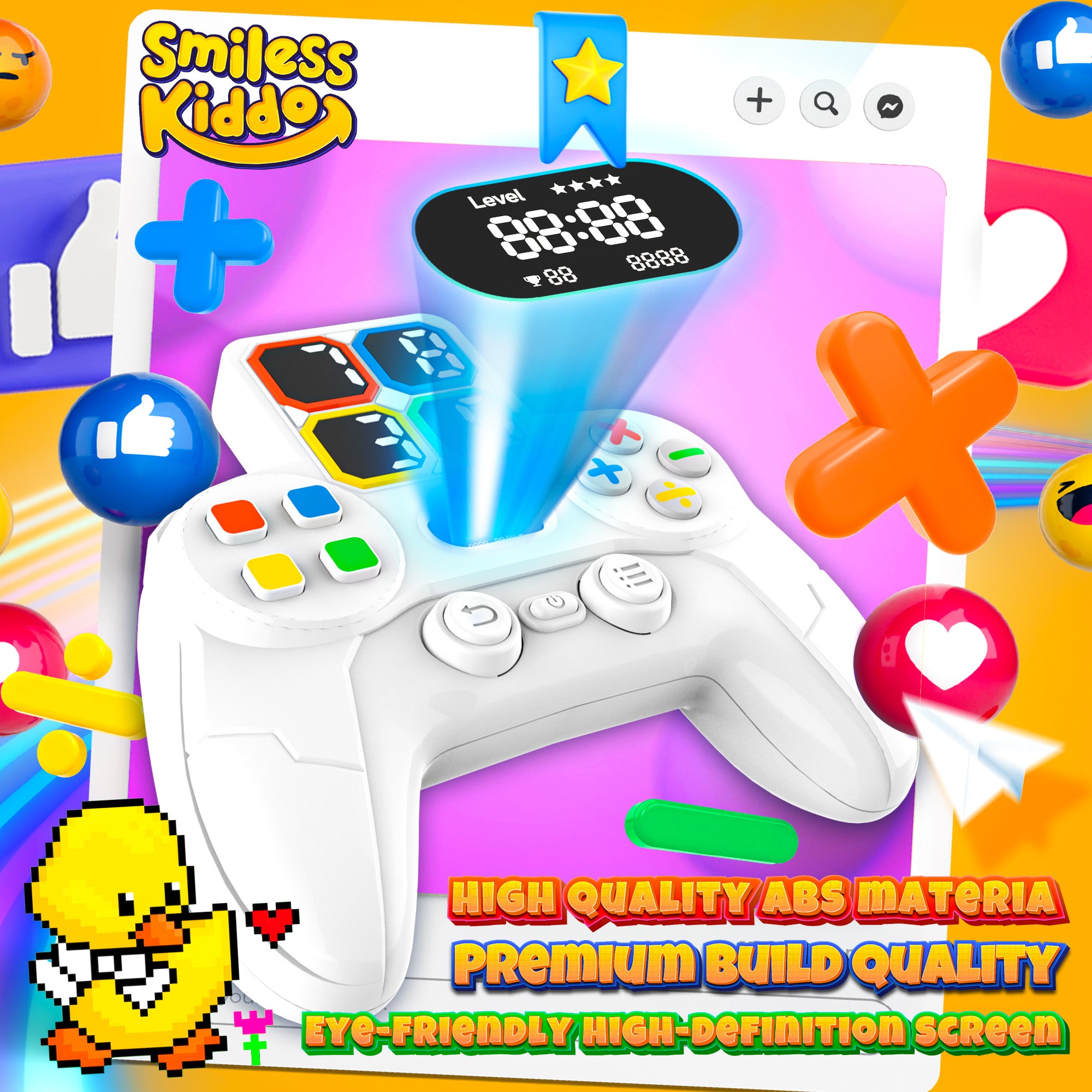 Handheld Electronic Math Game, 3 patterns, 4 levels mods and 1300+ challenges