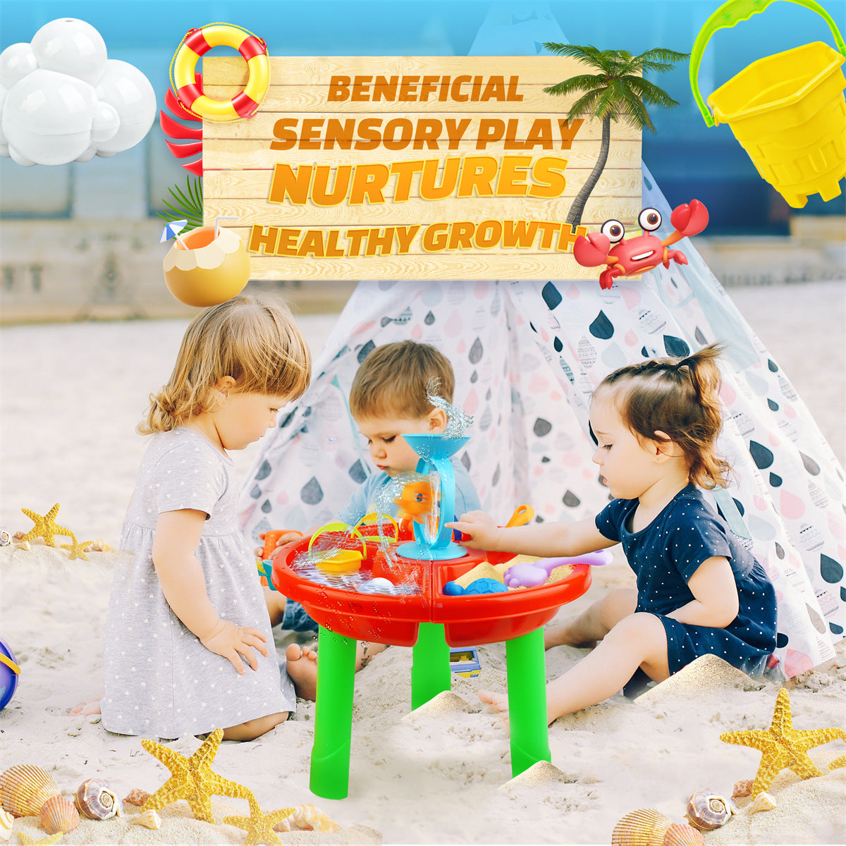 3-in-1 Toddler Water Table