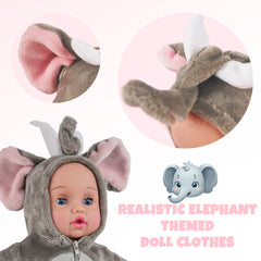 12 to 16 Inch Baby Dolls Clothes, Animal-Themed Outfits & Jumpsuits