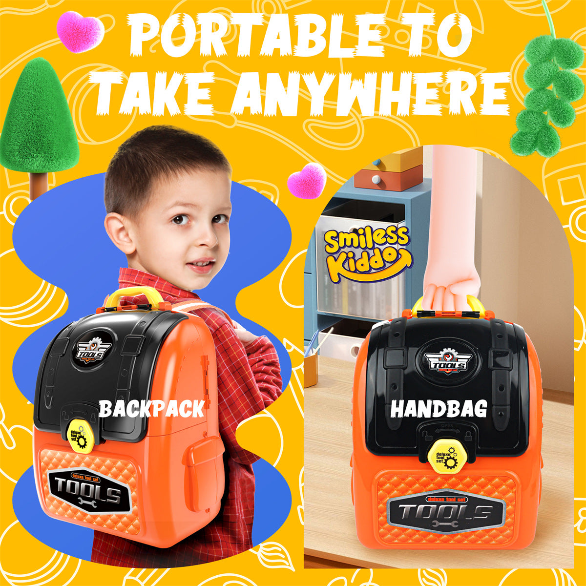 33 PCS Toddler Tool Set with Tool Bag
