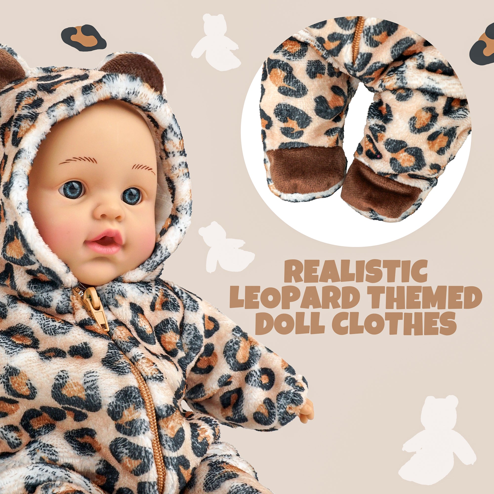 14 to 18 Inch Baby Dolls Clothes, Animal-Themed Outfits & Jumpsuits