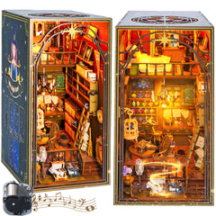DIY Book Nook Kit, 3D Wooden Puzzles Magic House