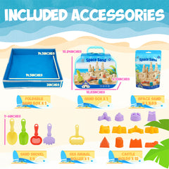 Play Sand Kit - 20PCS Sandbox Toys Set